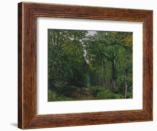 The Avenue of Chestnut Trees at La Celle-Saint-Cloud, 1867-Alfred Sisley-Framed Giclee Print