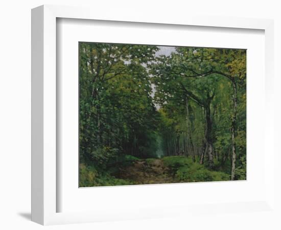 The Avenue of Chestnut Trees at La Celle-Saint-Cloud, 1867-Alfred Sisley-Framed Giclee Print