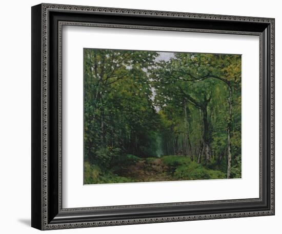 The Avenue of Chestnut Trees at La Celle-Saint-Cloud, 1867-Alfred Sisley-Framed Giclee Print