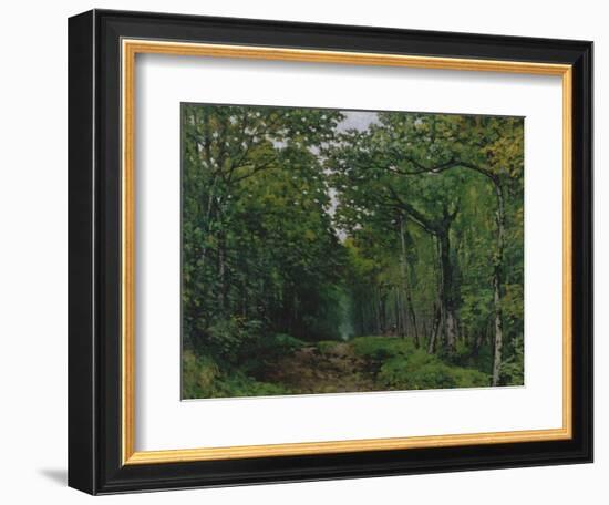 The Avenue of Chestnut Trees at La Celle-Saint-Cloud, 1867-Alfred Sisley-Framed Giclee Print