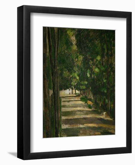 The Avenue (Park of Chantilly), circa 1879-Paul Cézanne-Framed Giclee Print