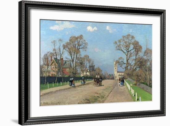 The Avenue, Sydenham, 1871-Camille Pissarro-Framed Giclee Print