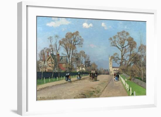 The Avenue, Sydenham, 1871-Camille Pissarro-Framed Giclee Print