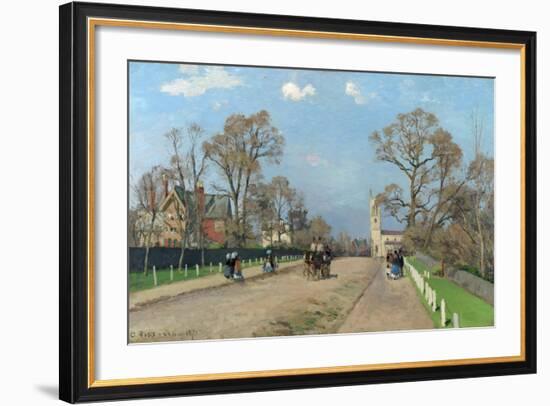 The Avenue, Sydenham, 1871-Camille Pissarro-Framed Giclee Print