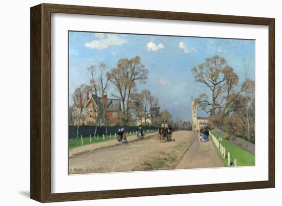 The Avenue, Sydenham, 1871-Camille Pissarro-Framed Giclee Print