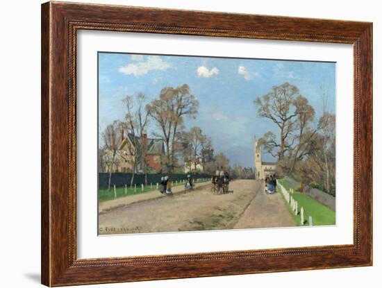 The Avenue, Sydenham, 1871-Camille Pissarro-Framed Giclee Print