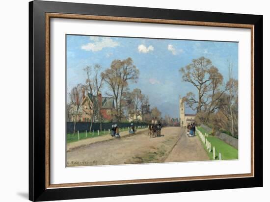 The Avenue, Sydenham, 1871-Camille Pissarro-Framed Giclee Print