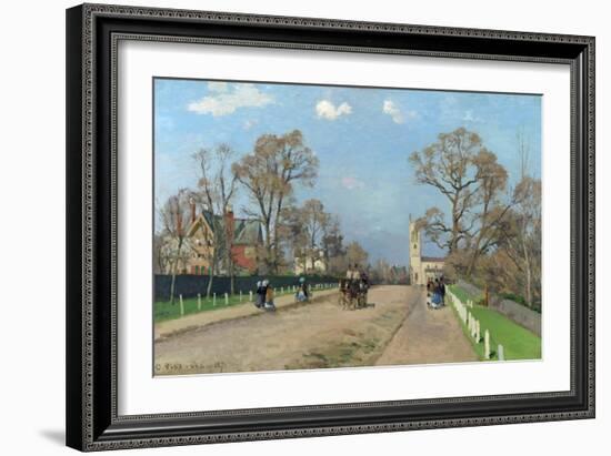 The Avenue, Sydenham, 1871-Camille Pissarro-Framed Giclee Print