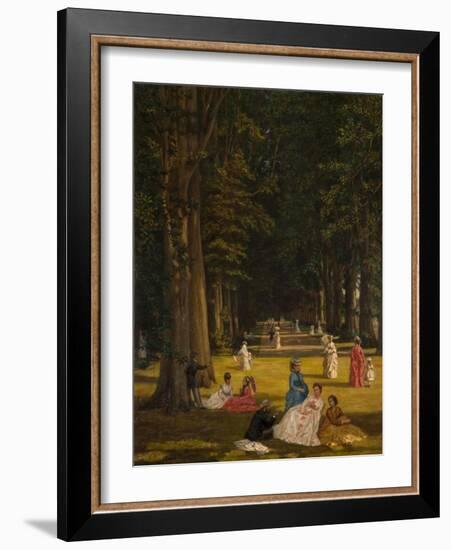 The Avenue, Wildernesse, Kent, 1900 (Oil on Canvas)-Valentine Cameron Prinsep-Framed Giclee Print