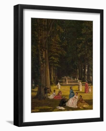 The Avenue, Wildernesse, Kent, 1900 (Oil on Canvas)-Valentine Cameron Prinsep-Framed Giclee Print