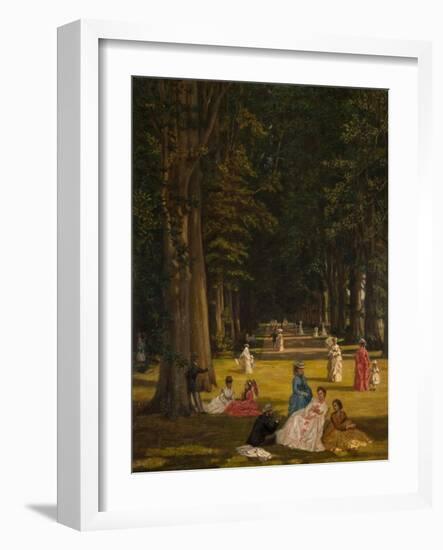 The Avenue, Wildernesse, Kent, 1900 (Oil on Canvas)-Valentine Cameron Prinsep-Framed Giclee Print