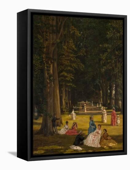 The Avenue, Wildernesse, Kent, 1900 (Oil on Canvas)-Valentine Cameron Prinsep-Framed Premier Image Canvas