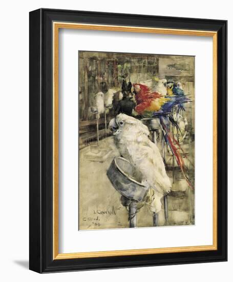 The Aviary, Clinton-Joseph Crawhall-Framed Premium Giclee Print