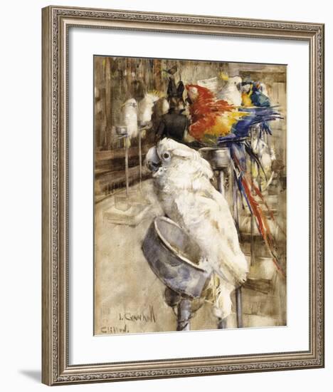 The Aviary, Clinton-Joseph Crawhall-Framed Premium Giclee Print