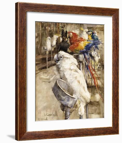 The Aviary, Clinton-Joseph Crawhall-Framed Premium Giclee Print