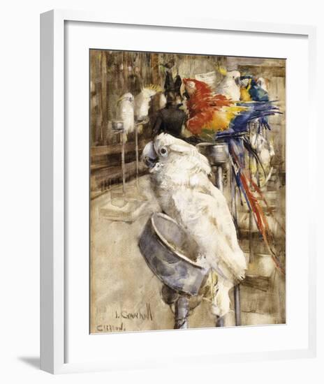 The Aviary, Clinton-Joseph Crawhall-Framed Premium Giclee Print