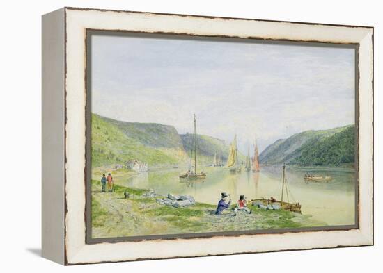 The Avon Gorge from Beneath Sea Walls, 1820-Francis Danby-Framed Premier Image Canvas