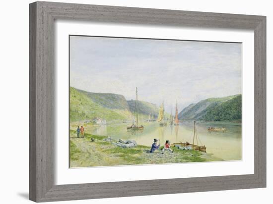 The Avon Gorge from Beneath Sea Walls, 1820-Francis Danby-Framed Giclee Print