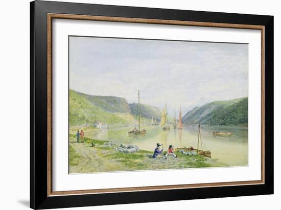 The Avon Gorge from Beneath Sea Walls, 1820-Francis Danby-Framed Giclee Print