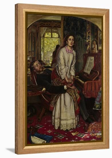 The Awakening Conscience, 1858-William Holman Hunt-Framed Stretched Canvas