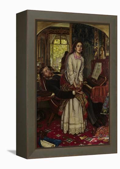 The Awakening Conscience, 1858-William Holman Hunt-Framed Stretched Canvas