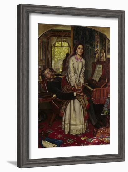 The Awakening Conscience, 1858-William Holman Hunt-Framed Art Print