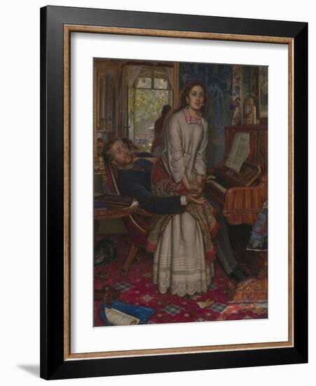 The Awakening Conscience-William Holman Hunt-Framed Giclee Print