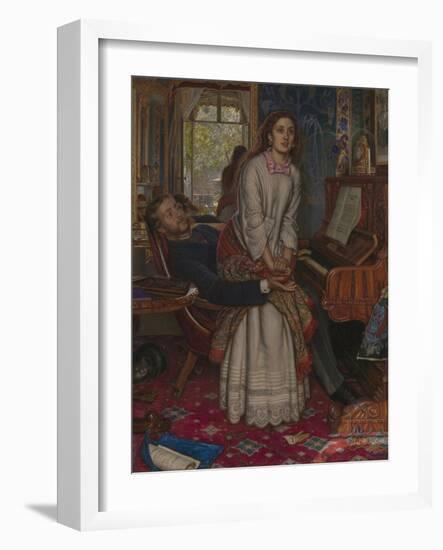 The Awakening Conscience-William Holman Hunt-Framed Giclee Print