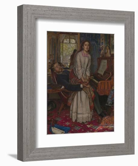 The Awakening Conscience-William Holman Hunt-Framed Giclee Print