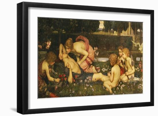 The Awakening of Adonis, 1899 (Oil on Canvas)-John William Waterhouse-Framed Giclee Print