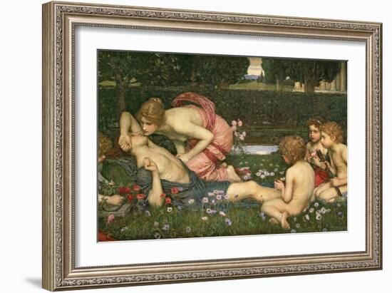 The Awakening of Adonis, 1899-John William Waterhouse-Framed Giclee Print