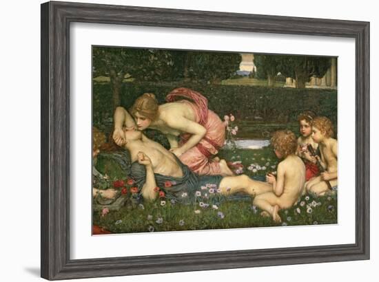 The Awakening of Adonis, 1899-John William Waterhouse-Framed Giclee Print