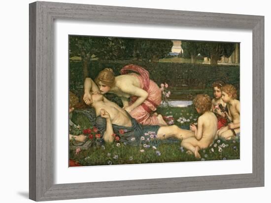 The Awakening of Adonis, 1899-John William Waterhouse-Framed Giclee Print