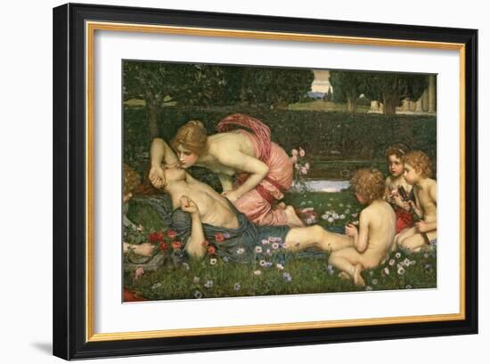 The Awakening of Adonis, 1899-John William Waterhouse-Framed Giclee Print