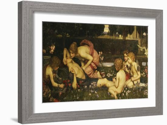 The Awakening of Adonis-John William Waterhouse-Framed Giclee Print