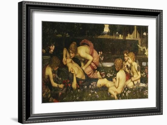 The Awakening of Adonis-John William Waterhouse-Framed Giclee Print