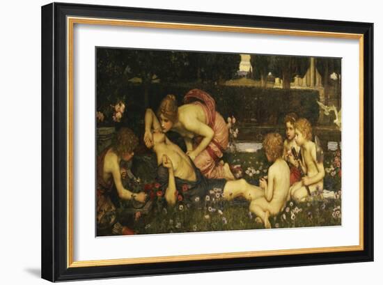 The Awakening of Adonis-John William Waterhouse-Framed Giclee Print