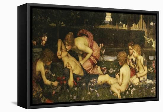 The Awakening of Adonis-John William Waterhouse-Framed Premier Image Canvas