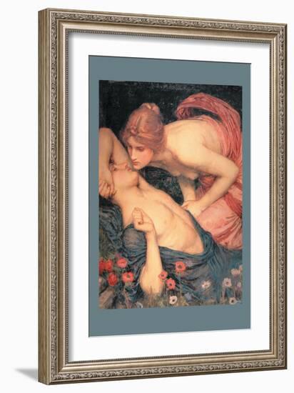 The Awakening of Adonis-John William Waterhouse-Framed Art Print