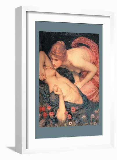 The Awakening of Adonis-John William Waterhouse-Framed Art Print