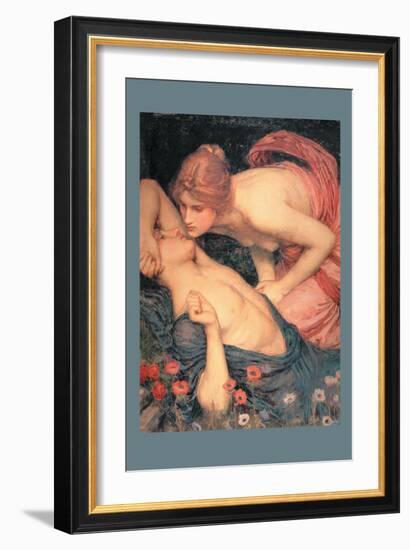 The Awakening of Adonis-John William Waterhouse-Framed Art Print