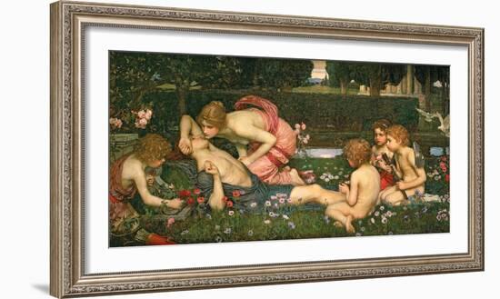 The Awakening-John William Waterhouse-Framed Giclee Print