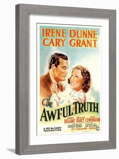 The Awful Truth, 1937-null-Framed Art Print