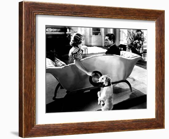 The Awful Truth, Irene Dunne, Asta, Cary Grant, 1937-null-Framed Photo