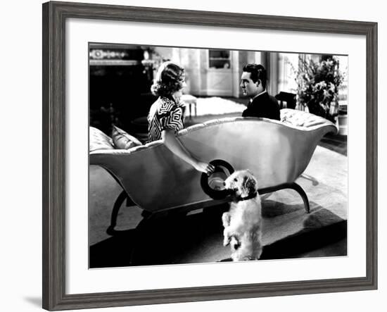 The Awful Truth, Irene Dunne, Asta, Cary Grant, 1937-null-Framed Photo