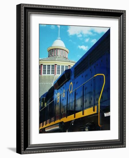 The B&O #3684 Gm-Emd Model Gp-40 Build in 1966-null-Framed Photographic Print