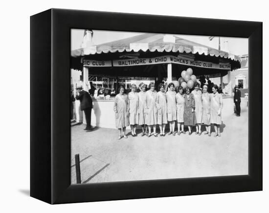 The B&O Women's Music Club-null-Framed Premier Image Canvas