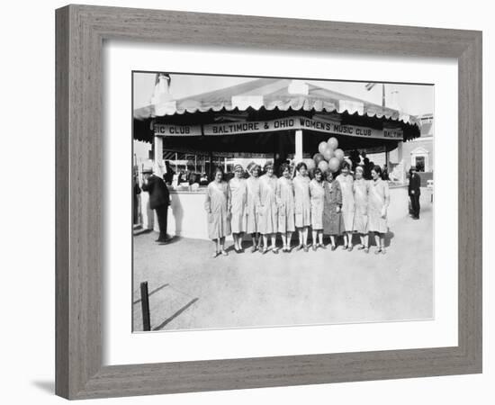 The B&O Women's Music Club-null-Framed Photographic Print