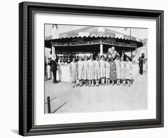 The B&O Women's Music Club-null-Framed Photographic Print