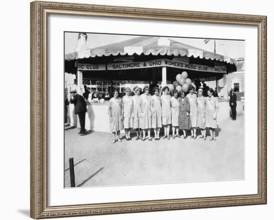 The B&O Women's Music Club-null-Framed Photographic Print